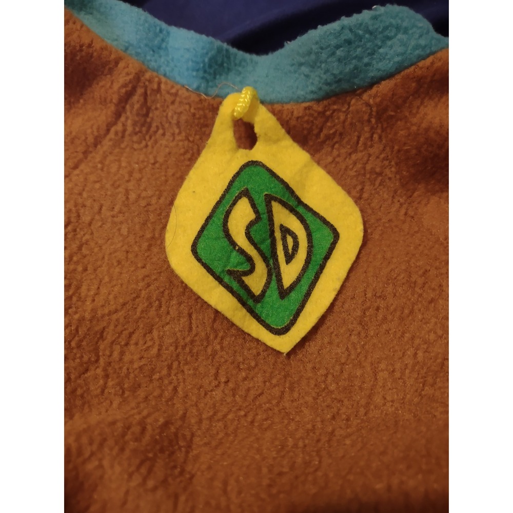Rubies Scooby-Doo Kids Costume Fleece Jumpsuit Brown 3T-4T Halloween Play - Picture 2 of 5